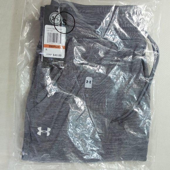 Under Armour Women's Tech Capris 3/4 Pants Small Gray Athletic Gym New MSRP$40 - Picture 8 of 8